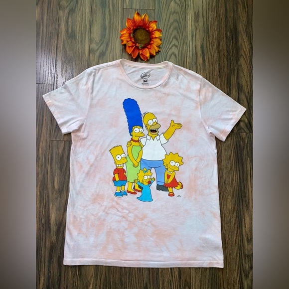 Old Navy Tops - 🌻5/$25🌻OLD NAVY The Simpsons Tie-Dye Graphic T-
Shirt | LARGE |